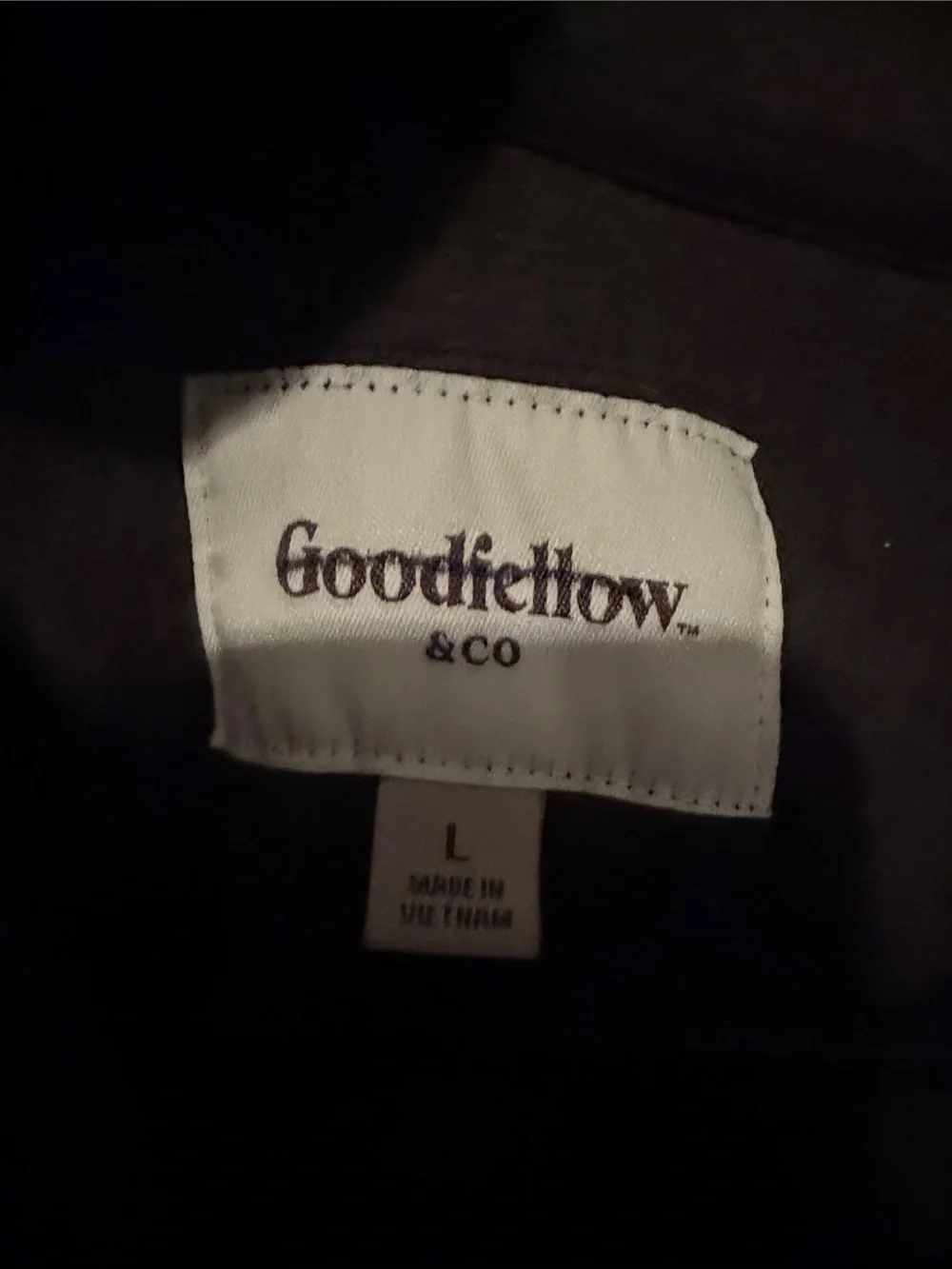 Goodfellow & Co Black and White Logo Tag